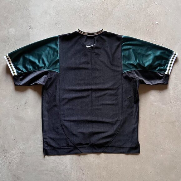 vintage 90s nike green and black jersey - Picture 3 of 5